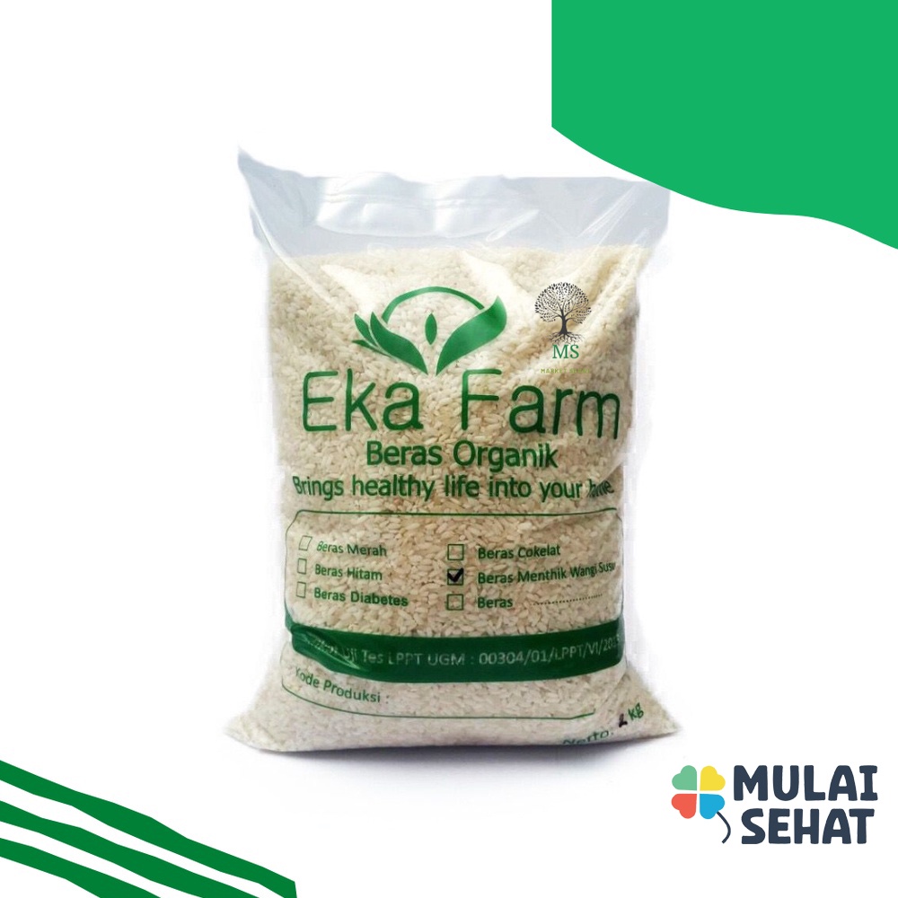 

Beras Mentik Wangi Susu 1 Kg Non Vakum Eka Farm - beras mentik wangi susu dari eka farm