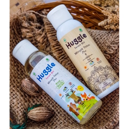 Minyak telon Huggle Aroma Royal Oud dan Matcha | Huggle Premium Telon oil Bayi