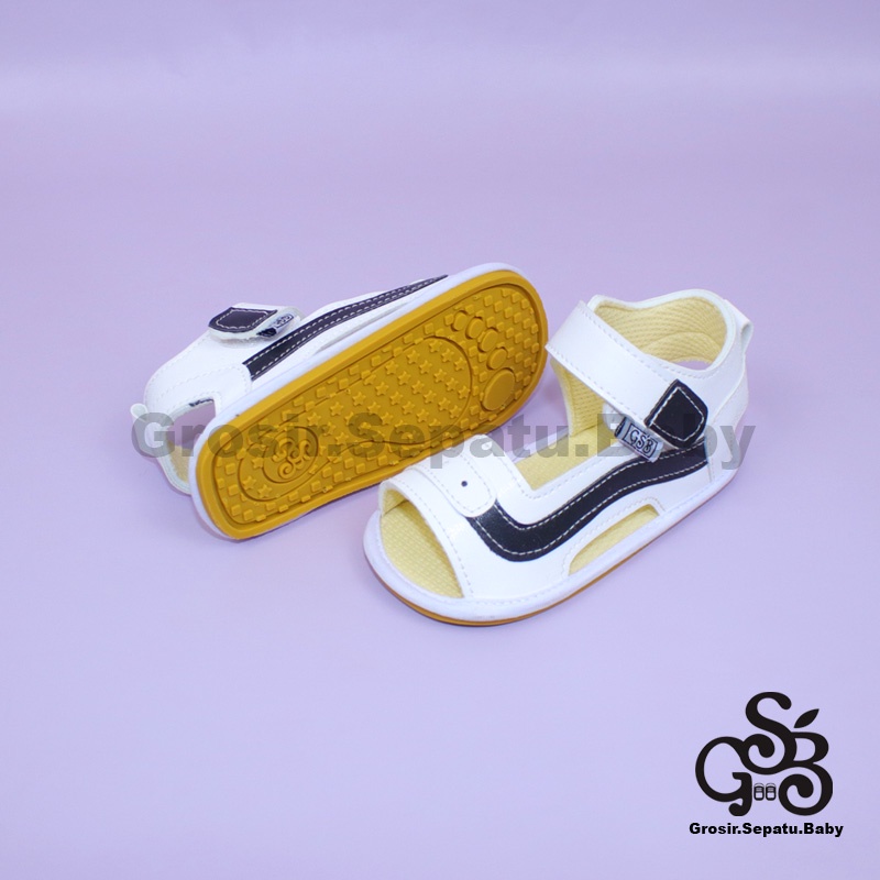 sepatu bayi sendal bayi sandal bayi laki laki perempuan prewalker bayi  umur 2 - 12 bulan model casual S07 polos ringan  fleksibel &amp; Anti Slip