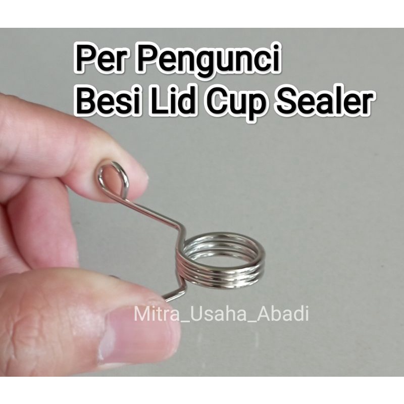 Pengunci Besi Lid Cup Sealer Per Stainless