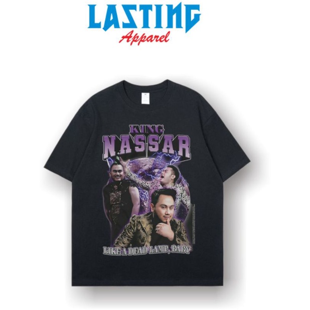 LASTING APPAREL KAOS KING NASSAR ARTIS | T-SHIRT PENYANYI DANGDUT ARTIS BAJU KING NASSAR PENYANYI AR