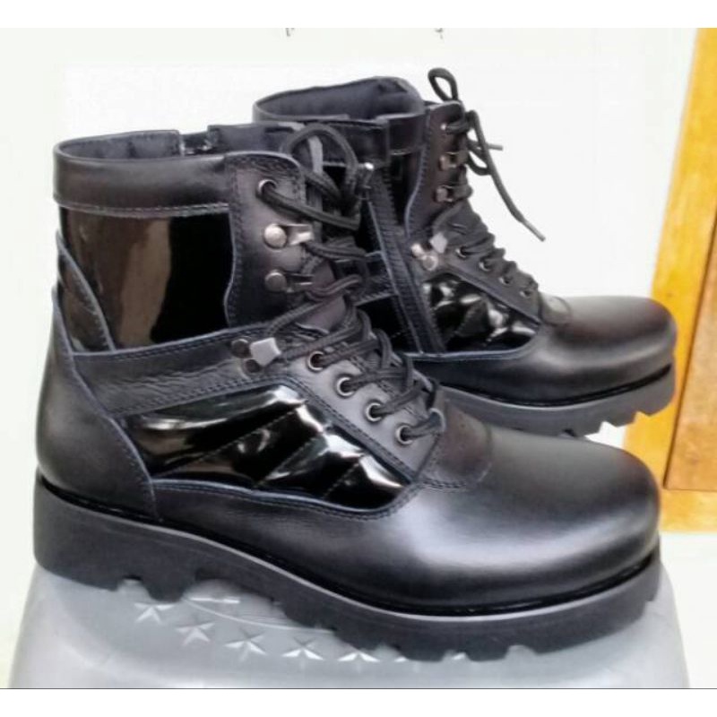 SEPATU PDL PENDEK TERBARU BOOTS KULIT ASLI RADIAL