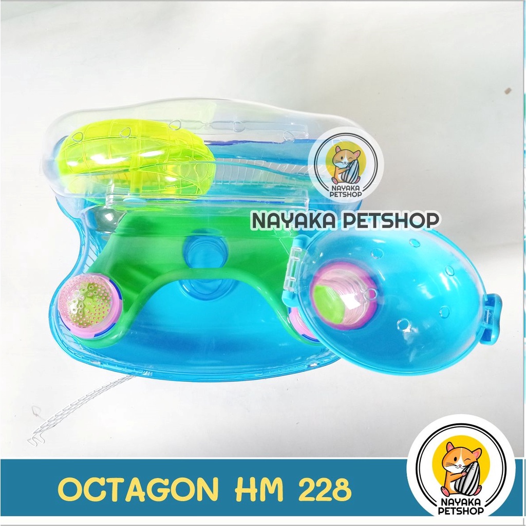 Octagon HM 228 Kandang Hamster Tingkat 3 Lantai Menara