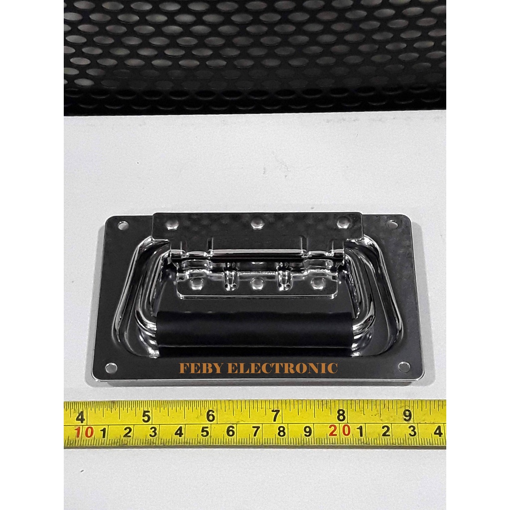 HANDLE BOBOK BESI KECIL+ PLAT HENDEL PEGANGAN BOX SPEAKER BOX HARDCASE SALON