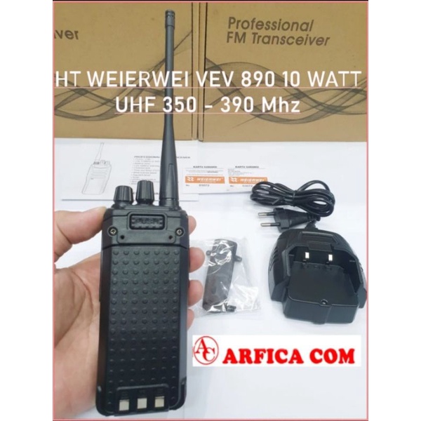 WEIRWEI VEV890 VEV-890 HT WEIRWEI UHF 350MHZ 10WATT