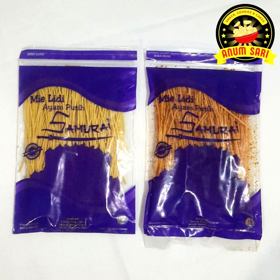 

Snack Mie Lidi Lidian Ayam Putih Samurai - Anum Sari