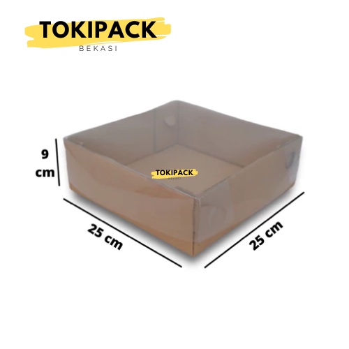 

Kotak Makanan Kue Hantaran Fullmika 25 x 25 x 9cm Tokipack IMB03