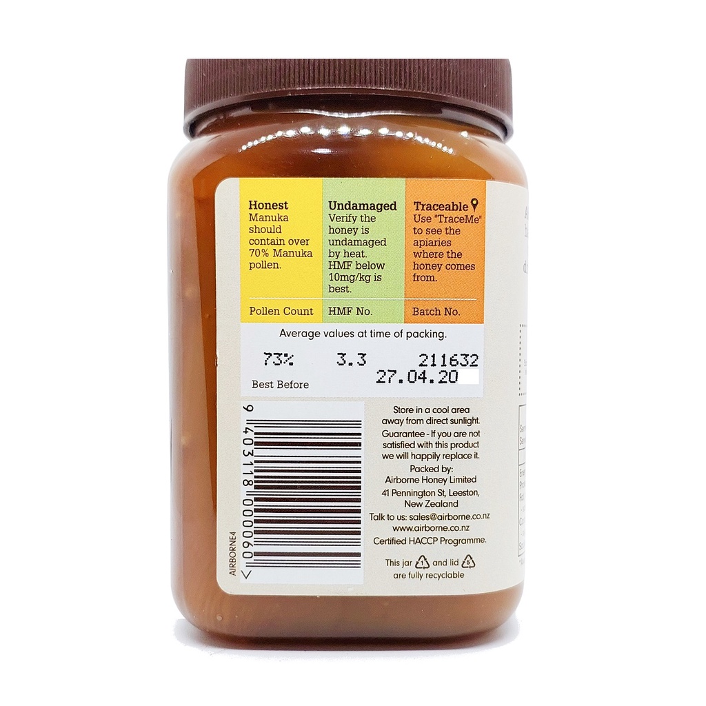 Airborne Manuka Honey Guardians Madu New Zealand Murni