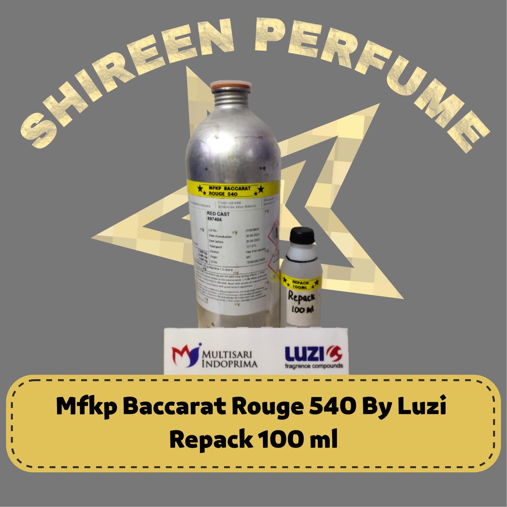 BIBIT PARFUM RED CAST by LUZI INSPIRED by BACCARAT 100 ML