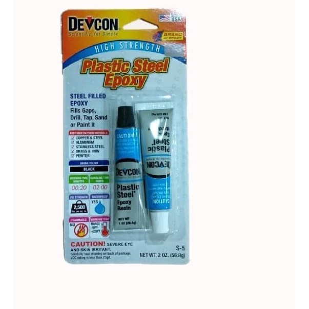 

Den S-5 Plastic Steel Epoxy - Lem Besi Plastik Epoxy