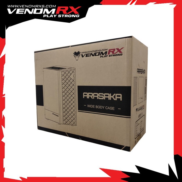 VenomRX Arasaka ATX Tempered Glass, 2x140 RGB Fan