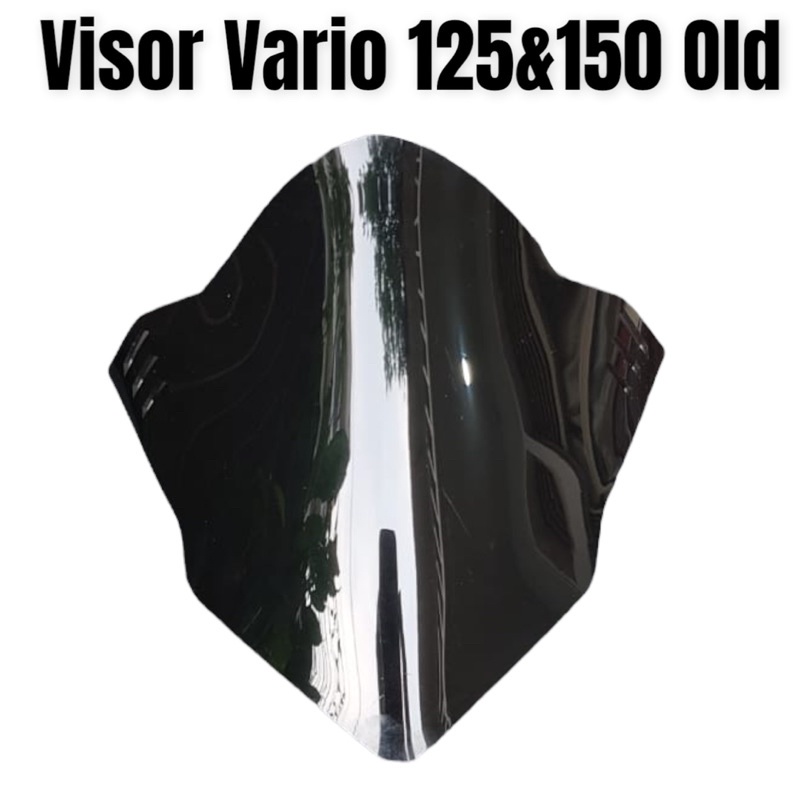 VISOR VARIO 150 DAN VARIO 125 LED ESP 2015 - 2017 WINDSHIELD VARIO 125 VARIASI HITAM - MJ 86