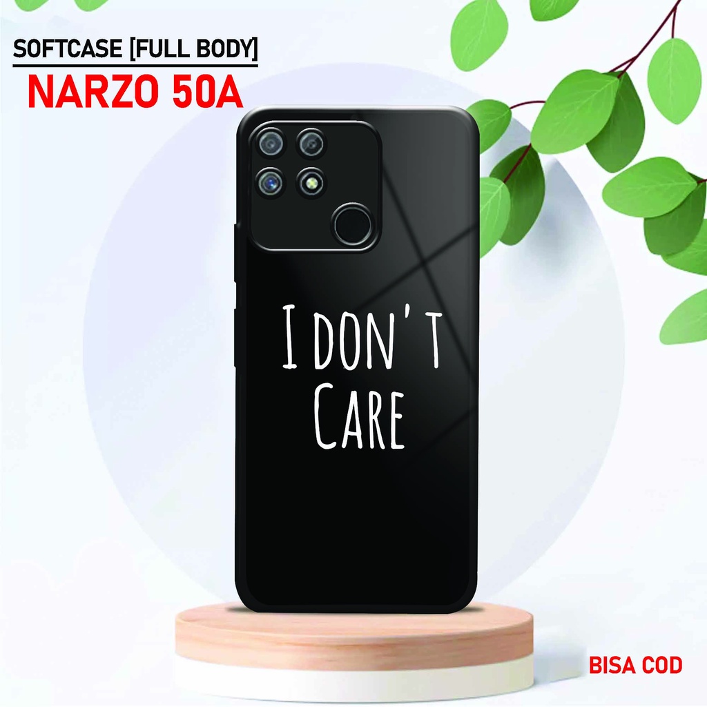 Softcase Kaca Kilau Realme Narzo 50A - ( SC 33 ) Case Full Body Realme Narzo 50A - Silikon Glossy Re