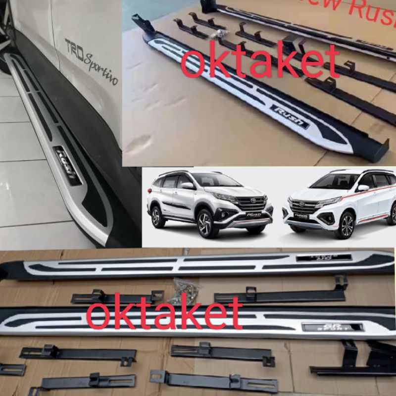 running board foot step pijakan kaki All new Rush Terios 2018 2019 2021 2022 2023 gr sport