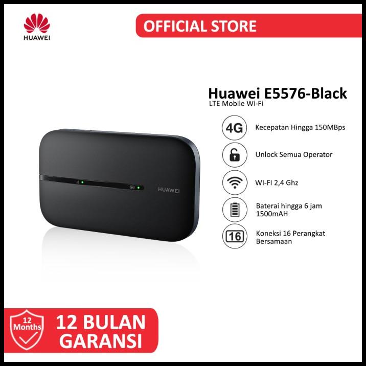 Huawei E5576 Modem Mifi 4G LTE Unlock Gratis Telkomsel 14Gb 2Bulan