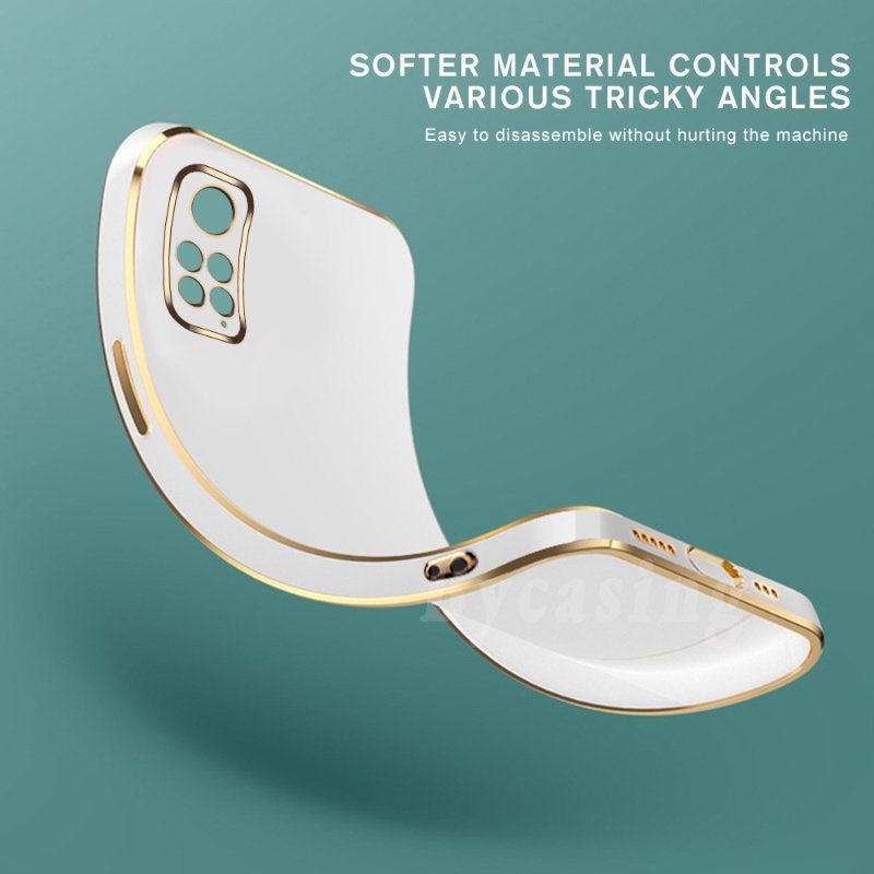 Soft Case Bahan Karet 6D Dengan Strap Untuk Realme 9i Realme 9 4G 7i C17 C31 C21 Realme8 5G 8 Pro Realme Narzo 50i 50A