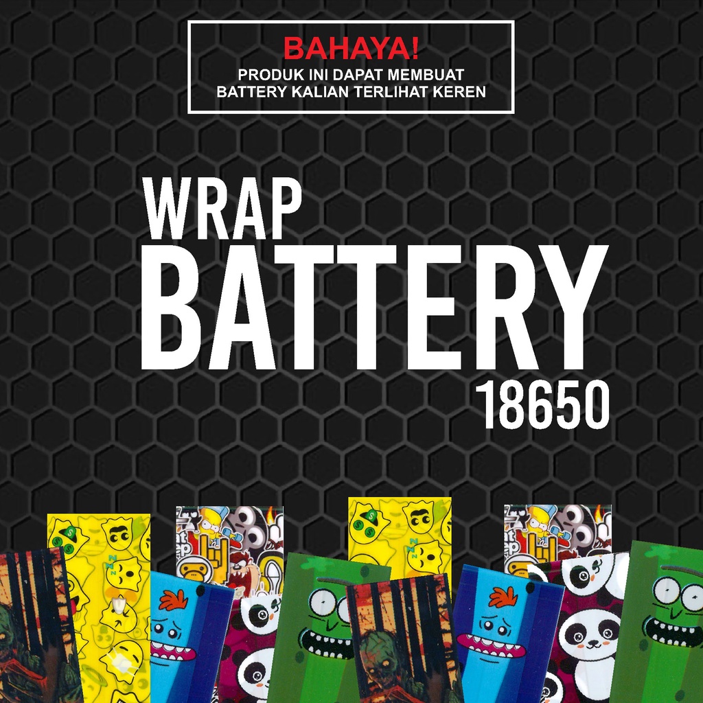 Wrap Baterai 18650