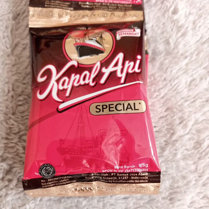 

Kapal Api Special Mini 6,5g, SPECIAL MIX 24gr dan Kapal Api special 30gr