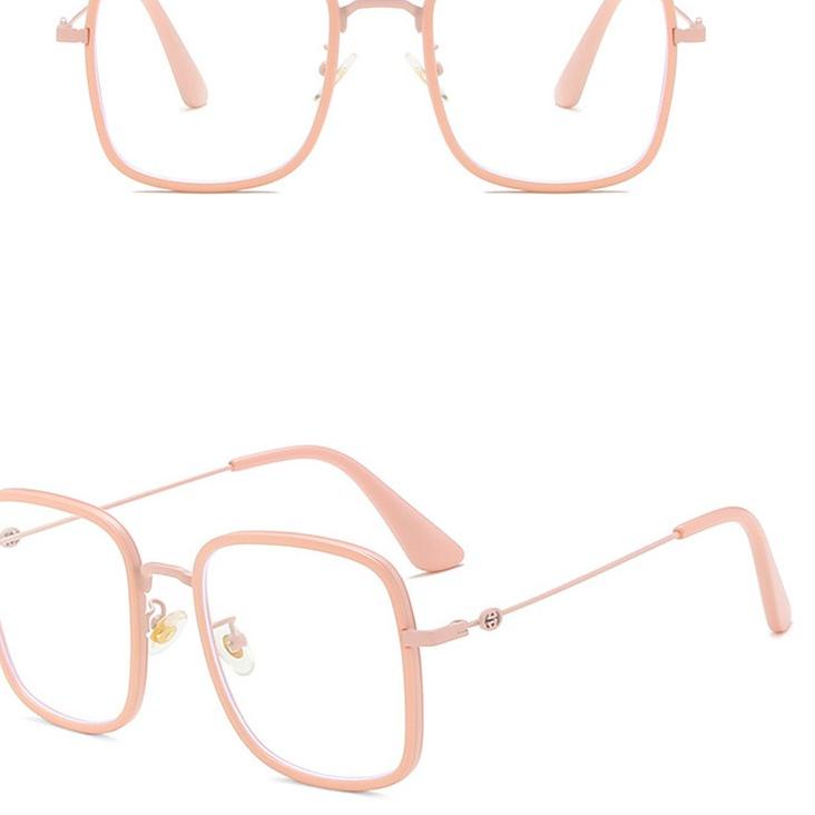 Harga Bersahabat (Lokal Ready)TERSEDIA & COD Oversize Frame Kacamata Anti Radiasi Wanita Kacamata Ko