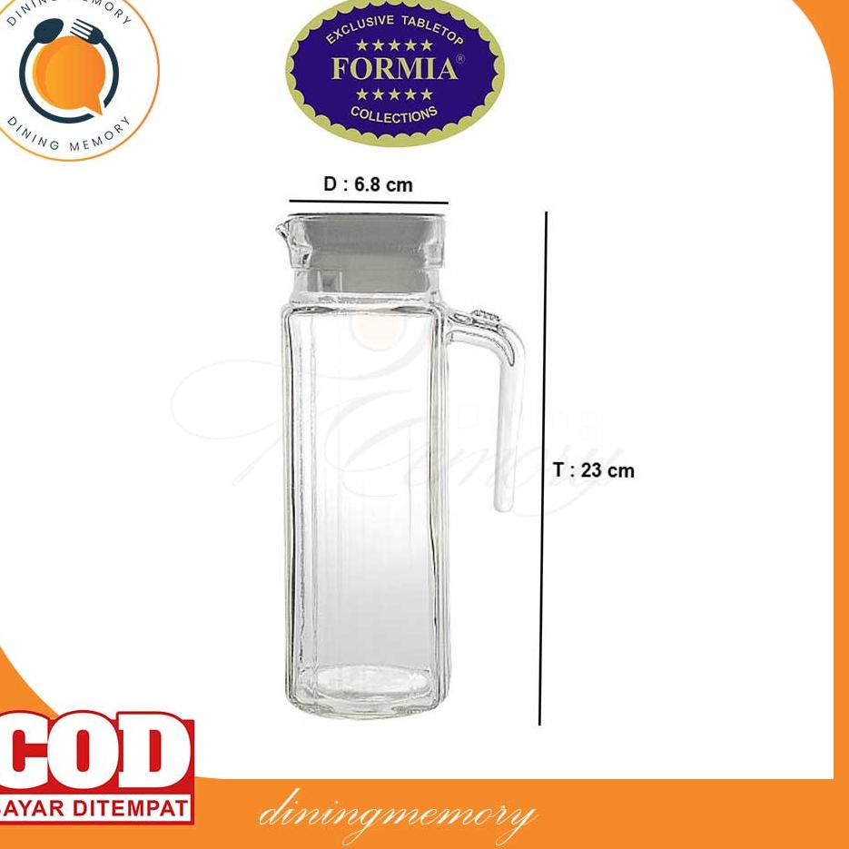 Stock ready--Formia Teko Quanto Pitcher Water Jug 1100ml per Pcs