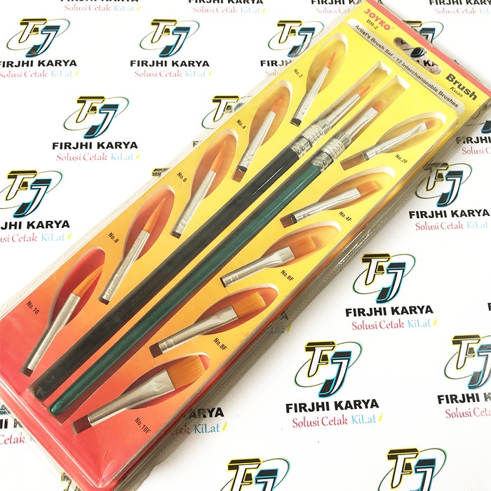 

Murah Kuas Lukis Set (12) Lengkap 12 Mata Kuas Yang Bisa Diganti - Joyko Terlaris