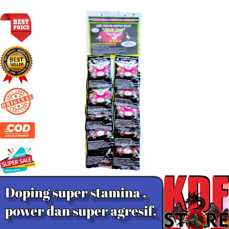 Mbah Joyo Merpati Kamlang Jamu Herbal Burung Doro - 1 Renteng