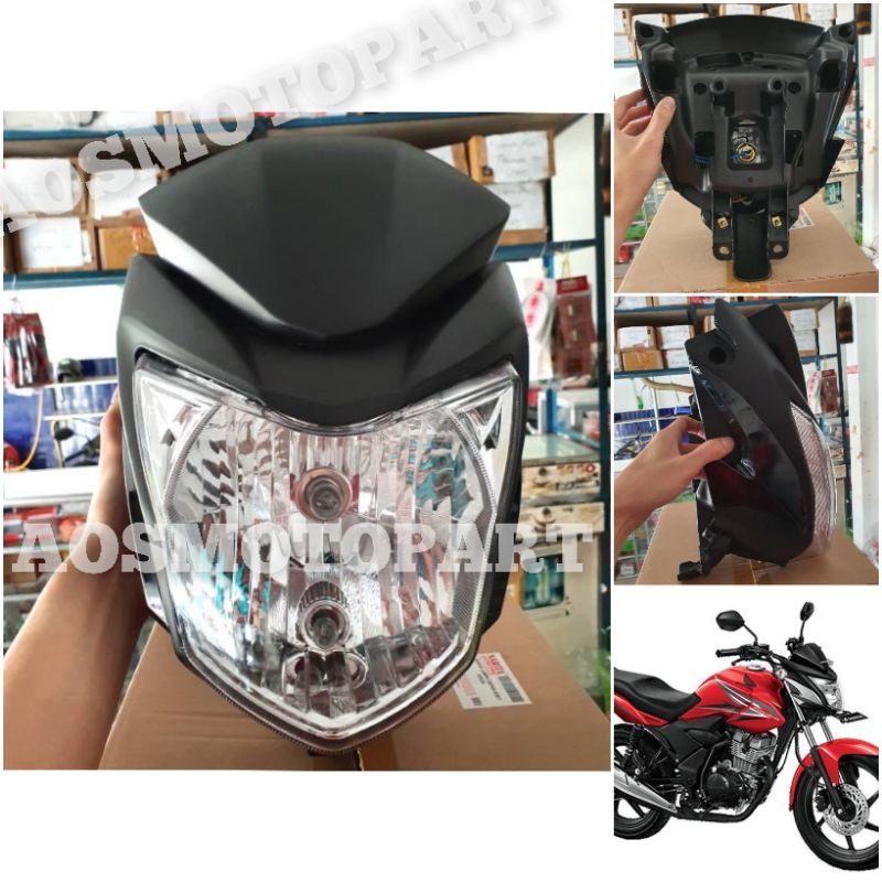 lampu depan verza kedok lampu depan verza 1set kualitas kw super tinggal pasang