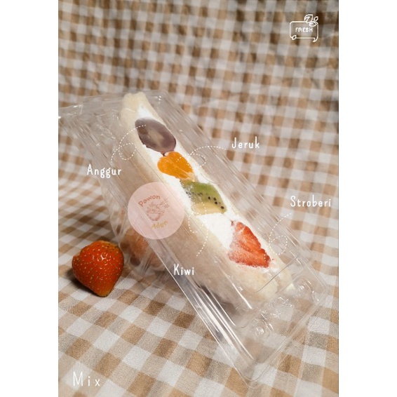 

Fruit Sando Fruit Sandwich Buah Roti Buah Roti Jepang Viral