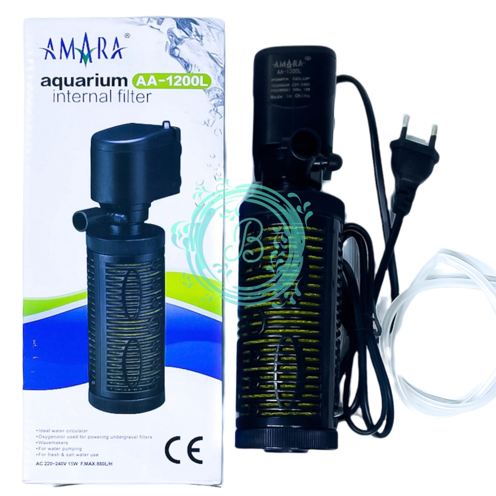 Amara AA 1200L Aquarium Internal Filter AA 1200L AA-1200L AA 1200 L