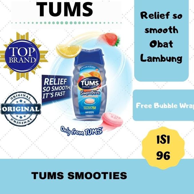 Tums Extra Strenght Smooties Obat Lambung Obat Maag Obat Gerd Obat Asam Lambung Ola544