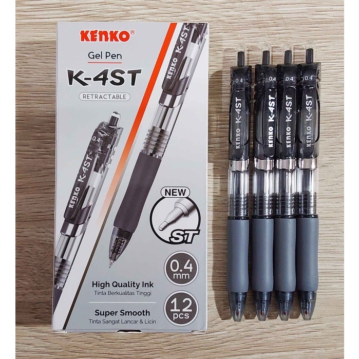 

(PAK) PULPEN GEL KENKO K-4ST / KENKO GEL PEN / BOLPOIN KENKO
