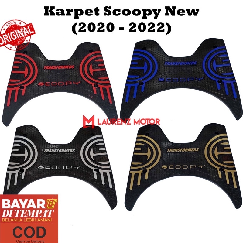 Karpet Honda Scoopy New 2020 2021 2022 Keset Bordes Pijakan Kaki Variasi