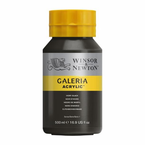 

Galeria Acrylic Colour 500 ml Ivory Black Winsor & Newton Non COD