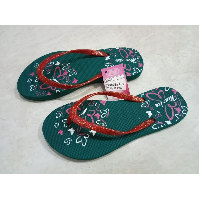 Sandal Jepit Wanita New Era Kayla jepit blink blink