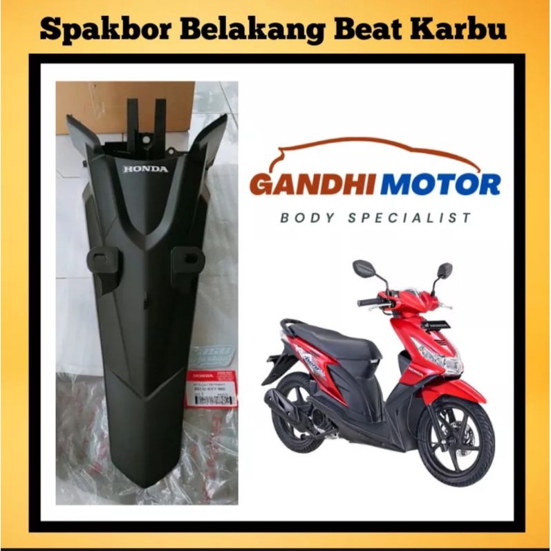 Spakbor belakang honda beat karbu bodi kasar beat lama