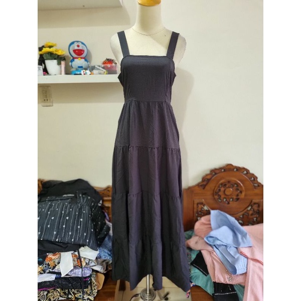 long dress hitam zanzea new