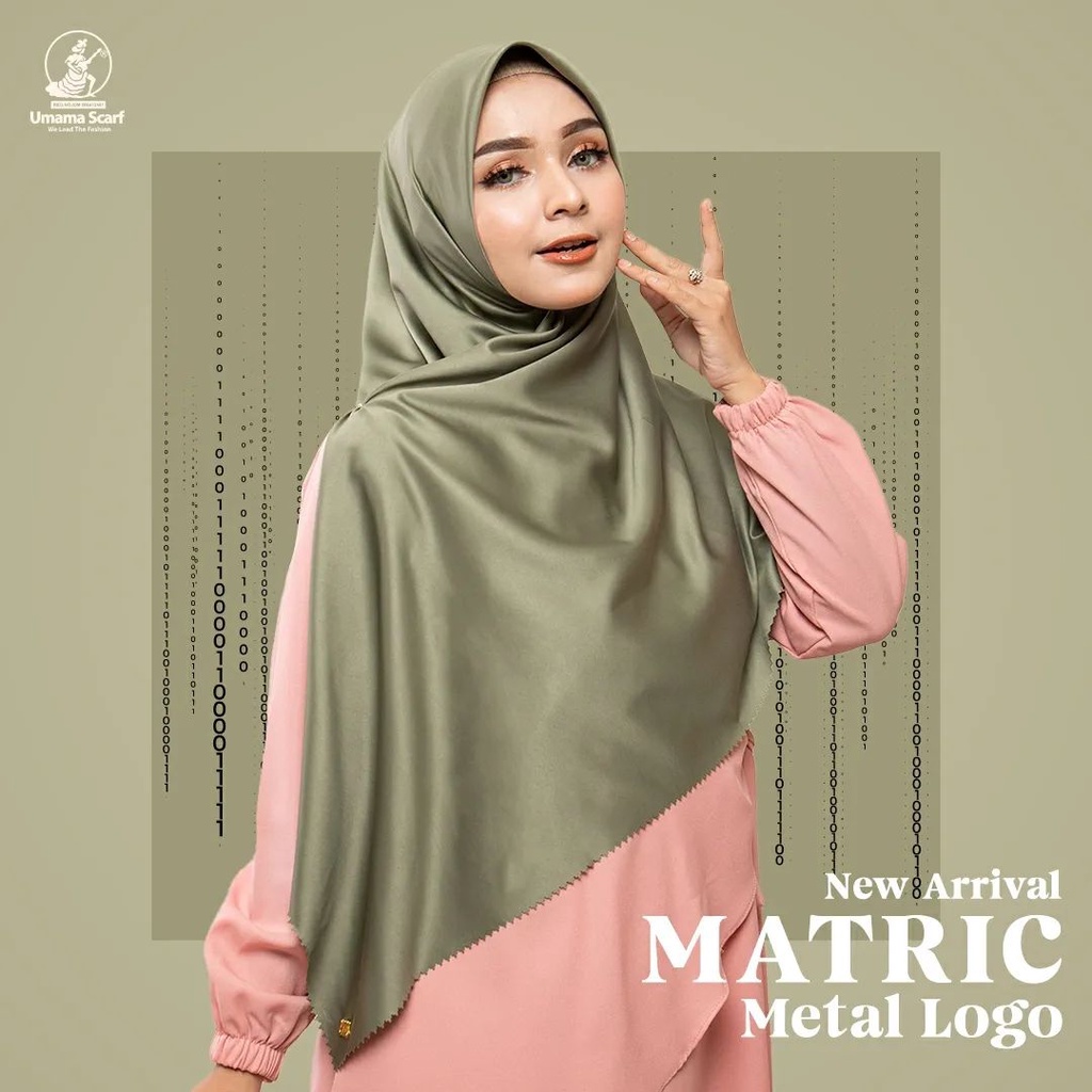 EVANZ SEGIEMPAT MATRIC LASER CUT HIJAB JILBAB POLOS BERLOGO ORI UMAMA