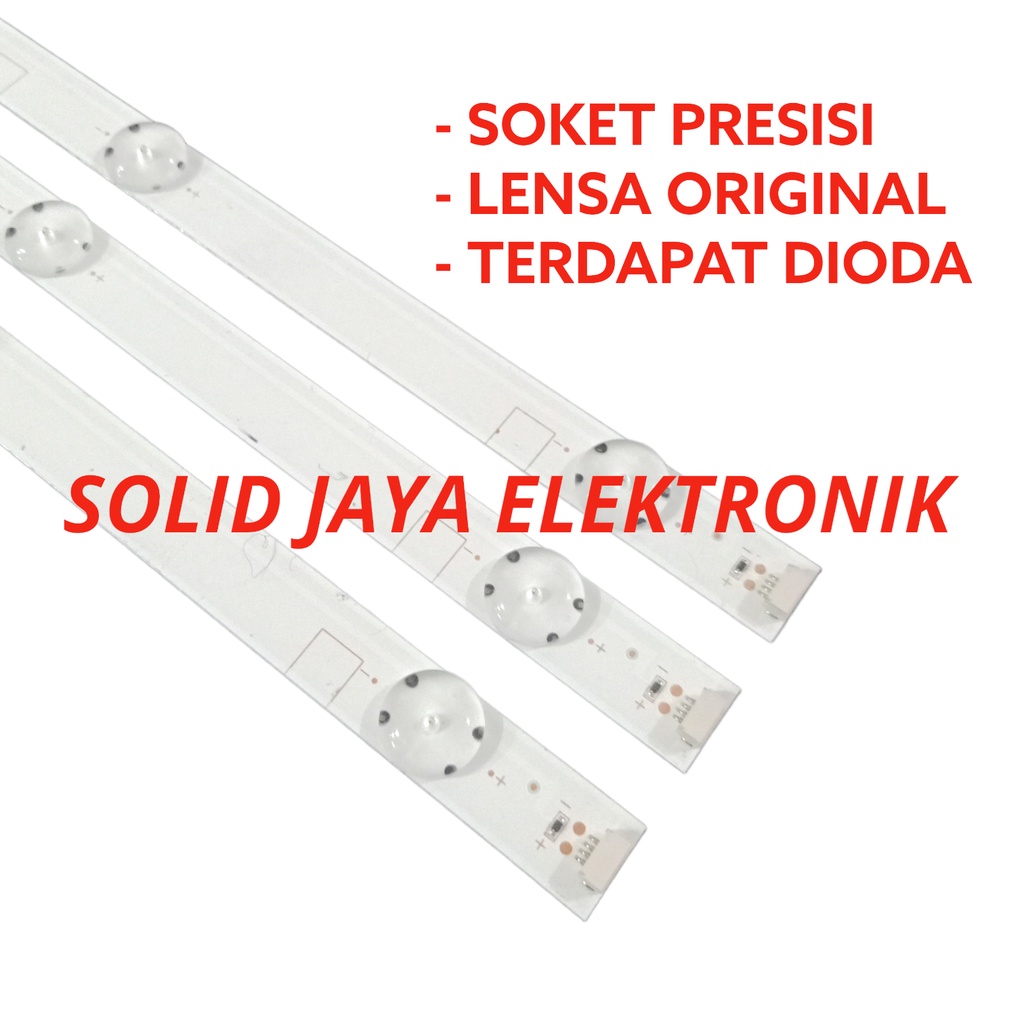 BACKLIGHT TV SHARP 40 INC LC 40SA5100 40SA5200 40SA5100i 40SA5200i 40SA LAMPU BL 7K 3V LC-40SA5100i LC-40SA5200i LC-40SA5100 LC-40SA5200 LC40SA5100 LC40SA5200 LC40SA5100i LC40SA5200i LC40SA51001 LC40SA52001 7 KACNING 7LED SHARP 40INCH 40INC 40IN