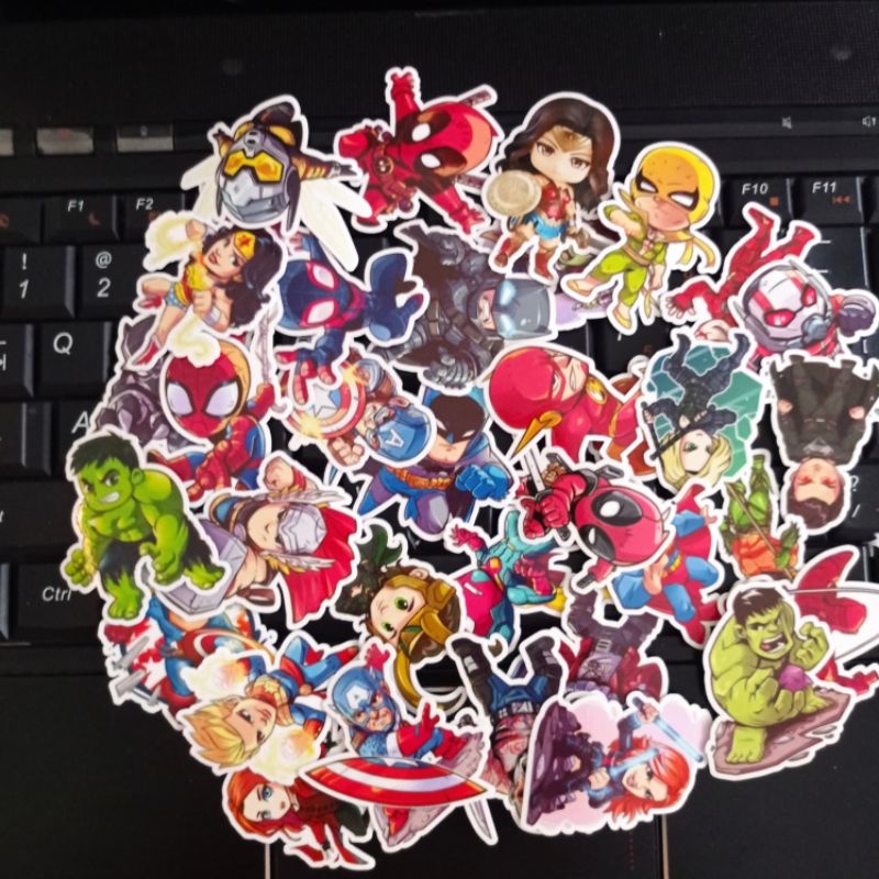 

Sticker Marvel isi 35 pcs / Stiker Anime / Stiker tumblr / stiker unik / Planner / Stiker Notebook / Jurnal / Scrapbook