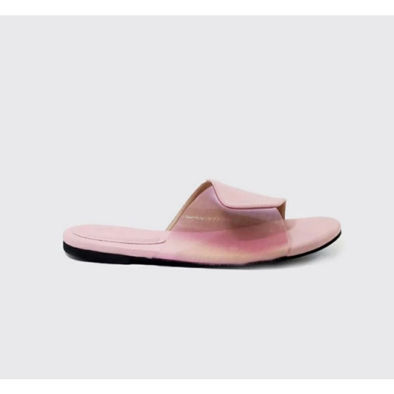 Sandal Wanita Ukuran Besar 41.45 SLOP MK-134 Pink Kaki Oversize JUMBO Feminim