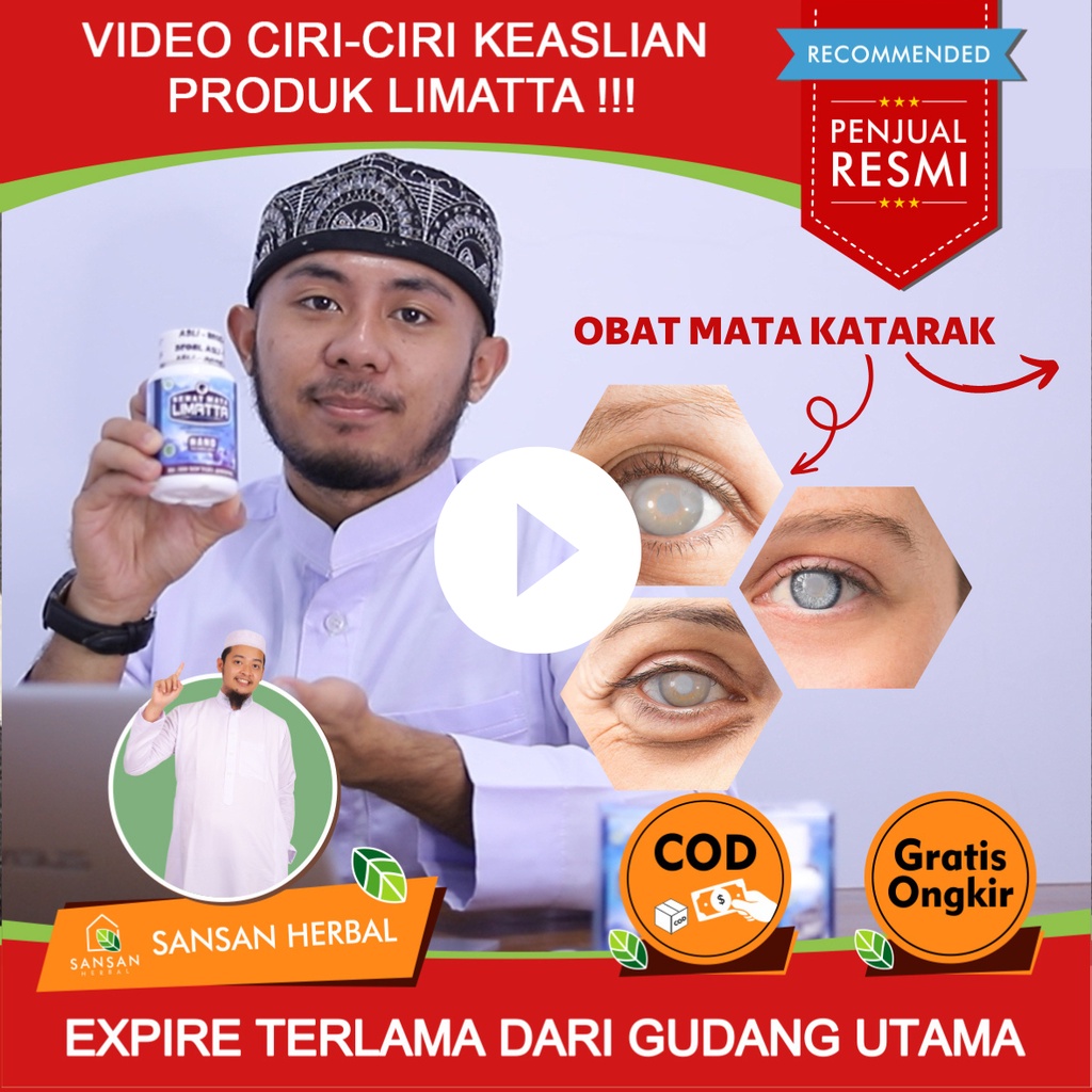 Original LIMATTA SOFTGEL Obat Khusus Mata Katarak, Obat Gejala Katarak, Obat Sakit Mata Katarak,