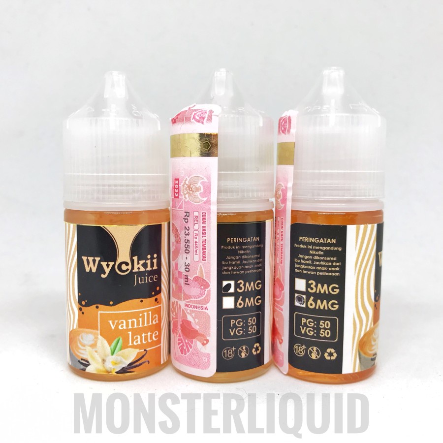 PODS WYCKII JUICE VANILLA LATTE 3MG / 6MG 30ML