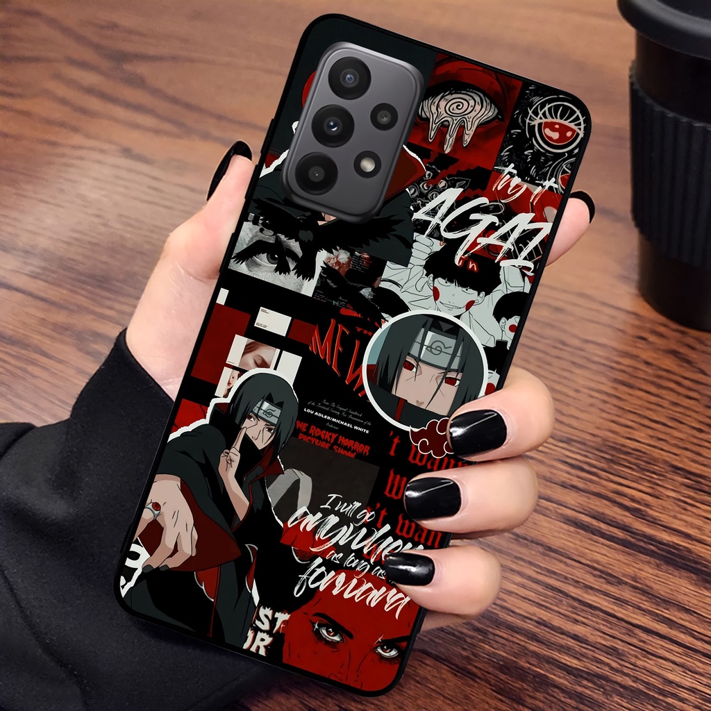 SM95 Custom SOFTCASE HARDCASE Glossy ALL TYPE Samsung A23 ANIME ITACHI UCHIHA NARUTO DESIGN PREMIUM