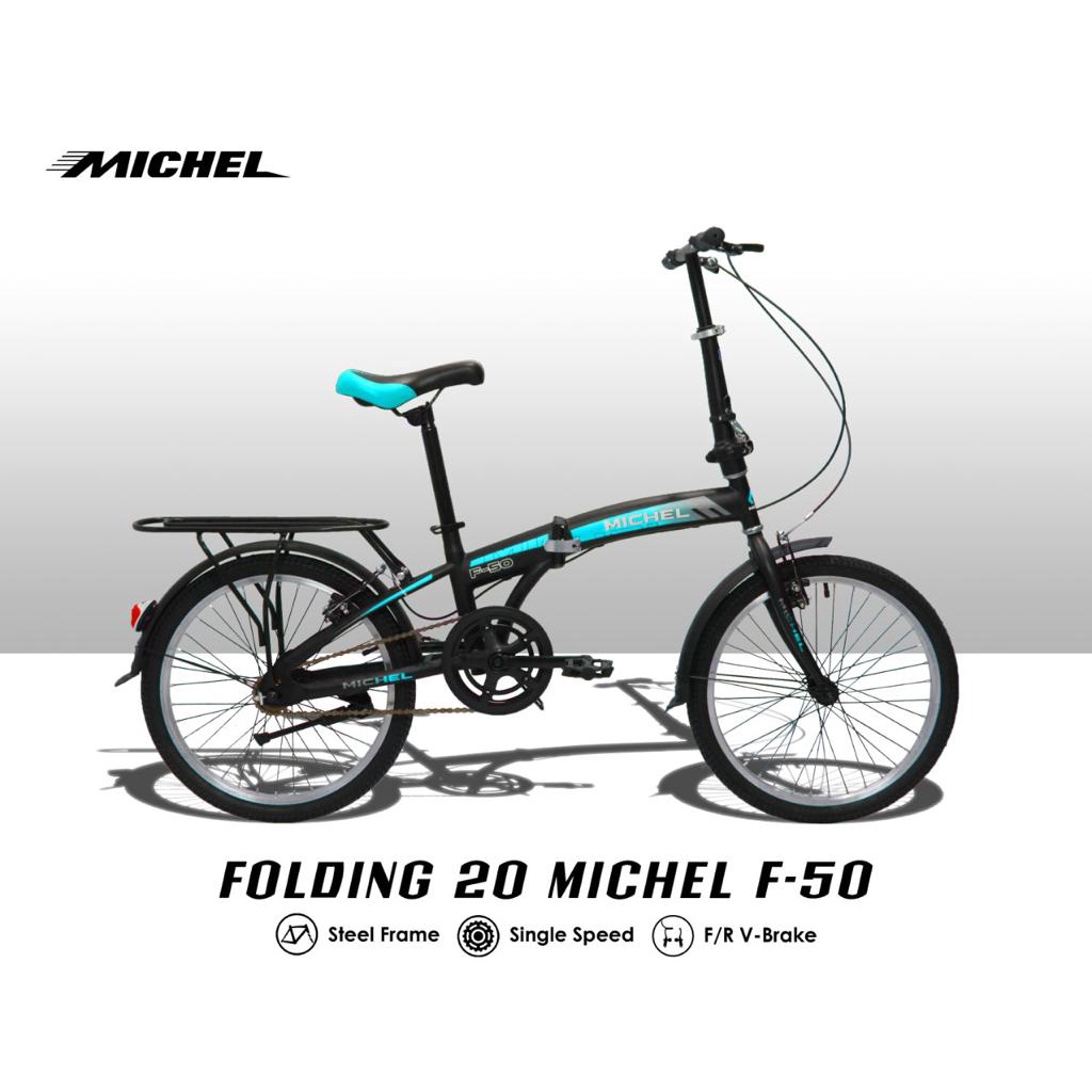 Sepeda Lipat michel ukuran 16 &amp; 20 inch single speed , sepeda lipat murah , sepeda lipat anak