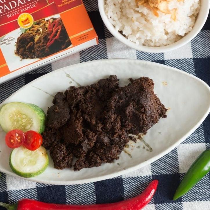 

Terbaik Rendang Kering Hitam Restu Mande 125gr grosir