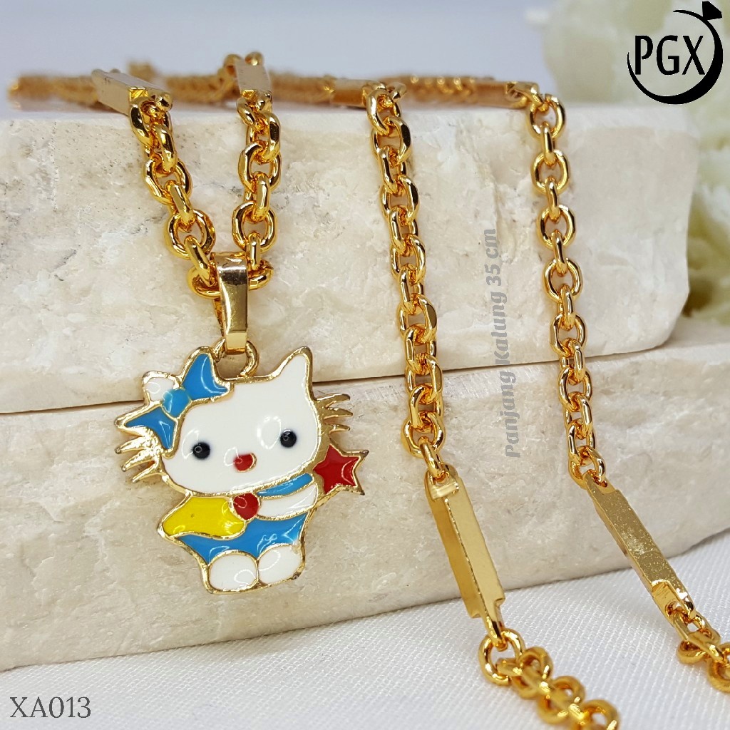 PGX Kalung Anak Perempuan Xuping Lapis Emas Aksesoris Fashion Perhiasan Premium - XA013