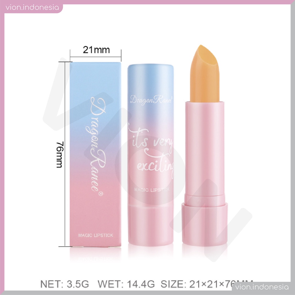 KACHI - DRAGON RANEE Thermotropic Lipstick Lipstik Jeli Pelembap Lipbalm Magic Lipstick 4 Warna DR010