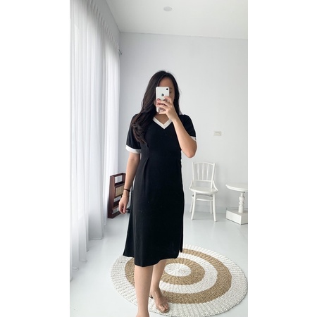 [ LittleBigCloth ] Livy Classic Dress // Dress Polos Wanita Dress Casual Dress Bigsize