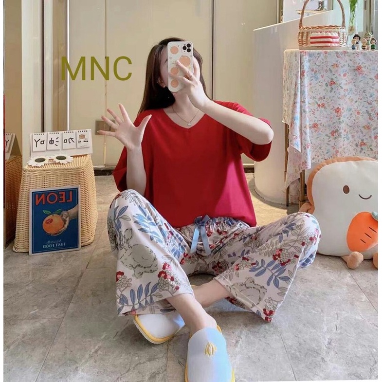 piyama baju tidur import super jumbo piyama lengan pendek jumbo import baju tidur wanita import murah CP LD 110