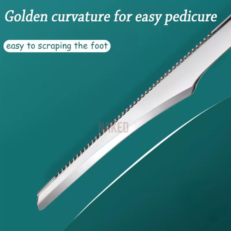 Pisau callus foot file Dead skin remover callus pedicure stainless